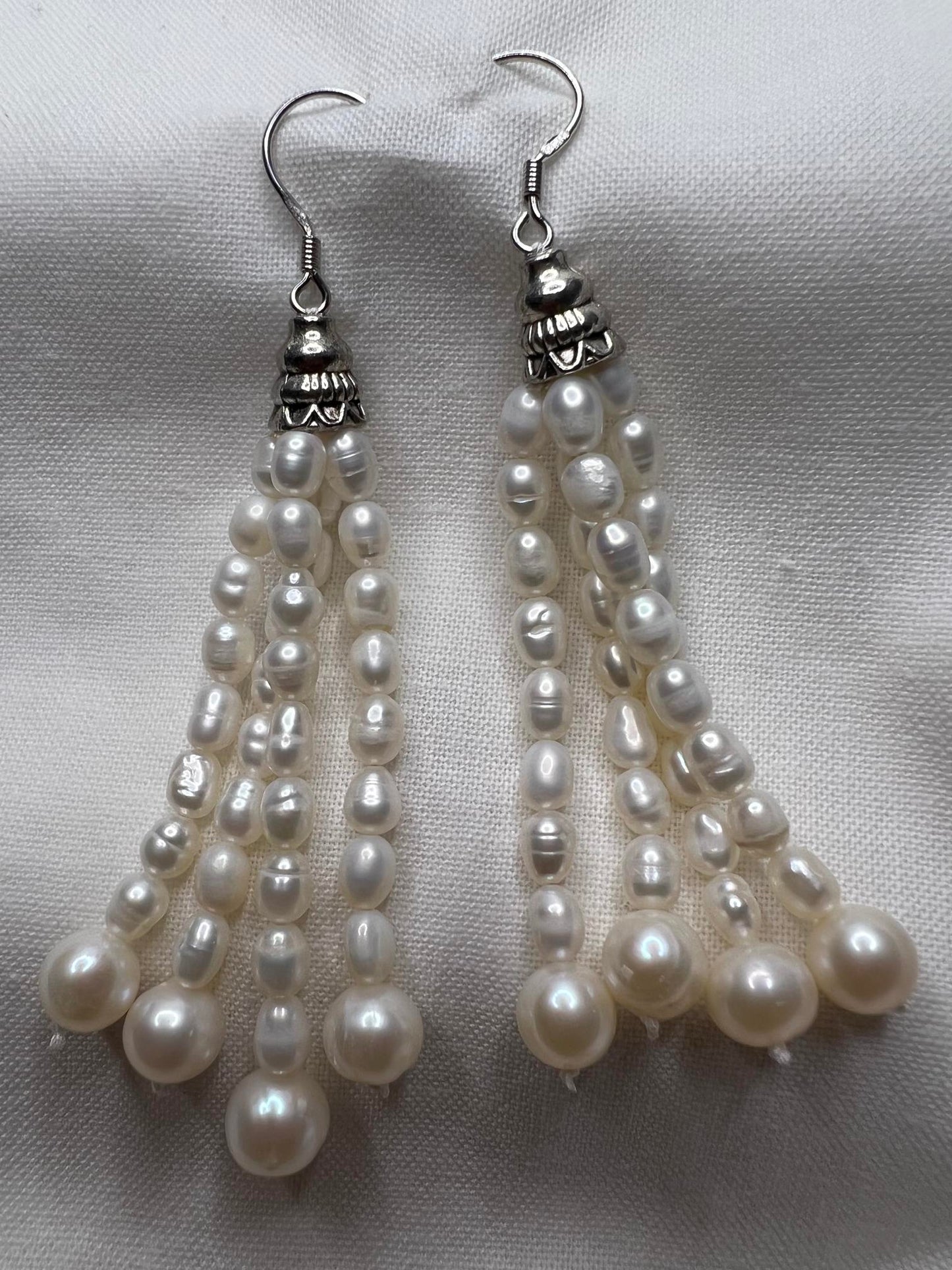 Tassel Pearl Earrings