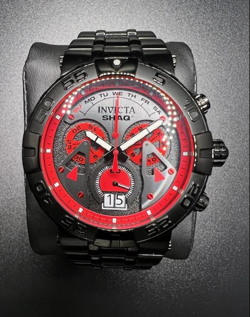 Men's Invicta SHAQ Red Face-Authorized Dealer